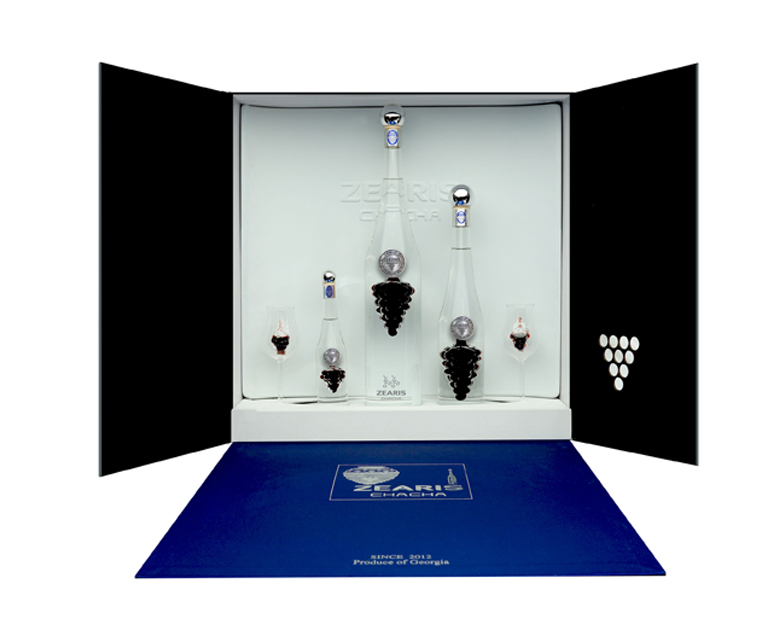 Zearis Silver Collection  0,1 L 0,33 L  0,75 L   45%, with 2 glasses and audio book